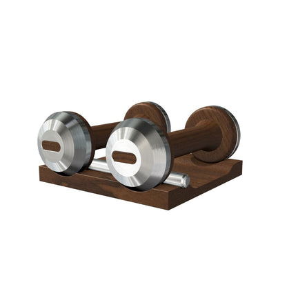 PENT. COLMIA - Luxury Dumbbells on Wooden Stand