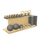 PENT. ANA - In Gold - Luxury Fitness Equipment on Wooden Stand
