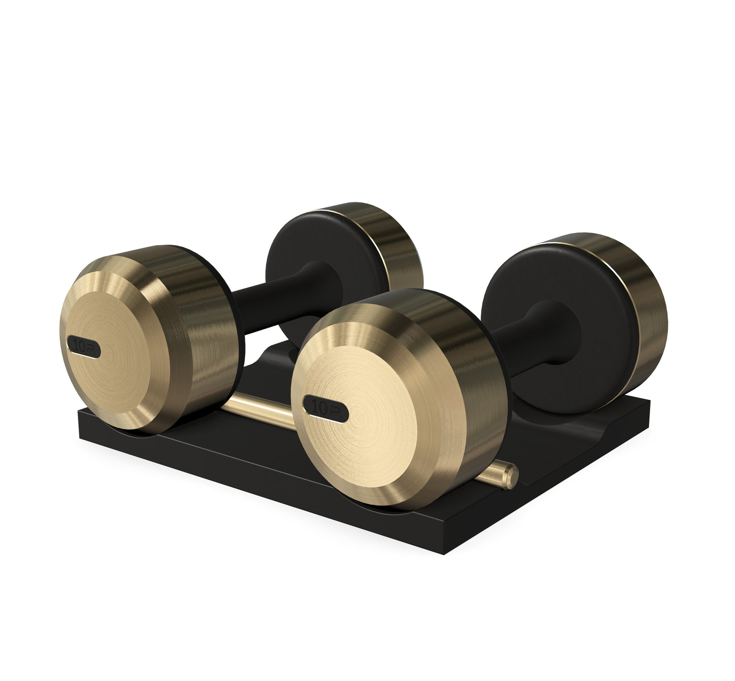 PENT. COLMIA - Luxury Dumbbells on Wooden Stand