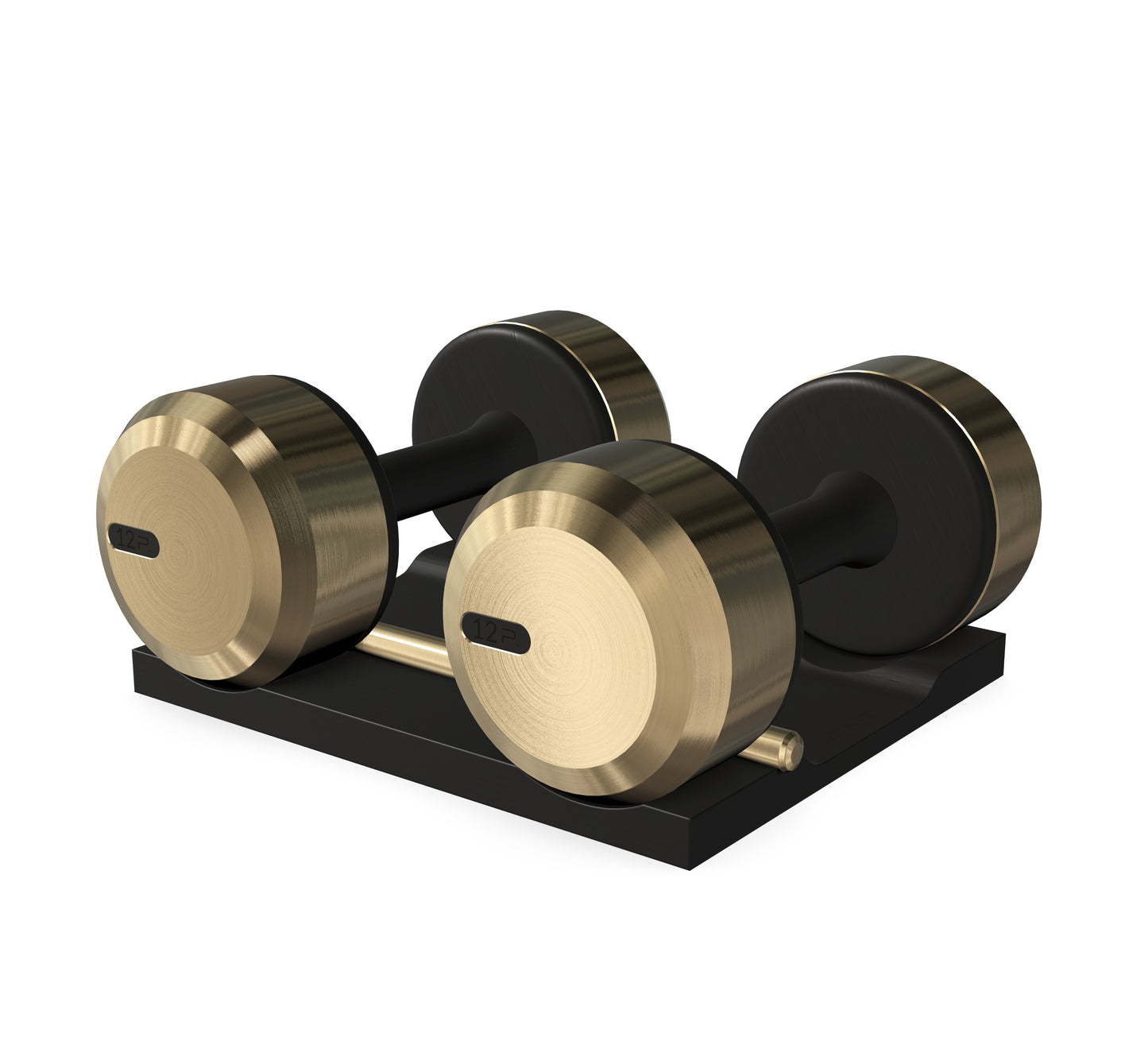 PENT. COLMIA - Luxury Dumbbells on Wooden Stand