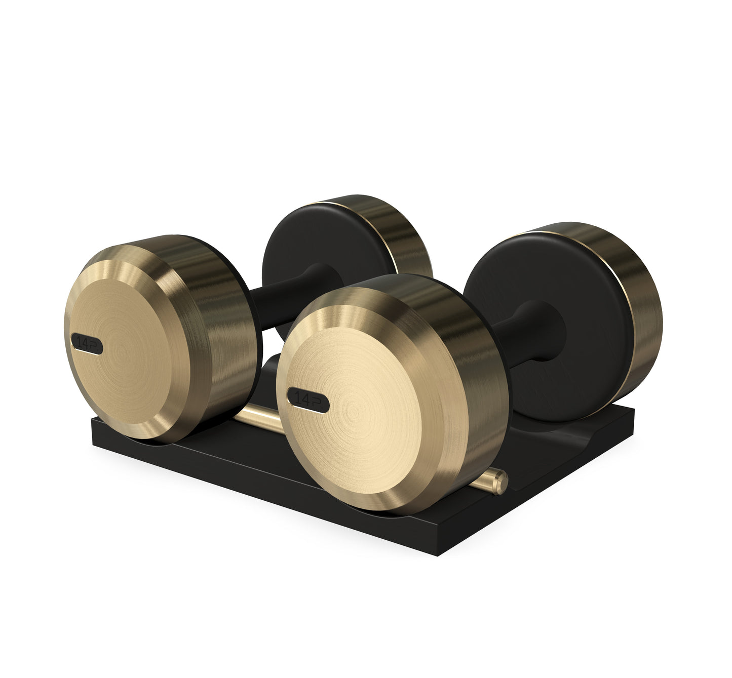 PENT. COLMIA - Luxury Dumbbells on Wooden Stand
