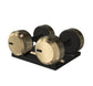 PENT. COLMIA - Luxury Dumbbells on Wooden Stand