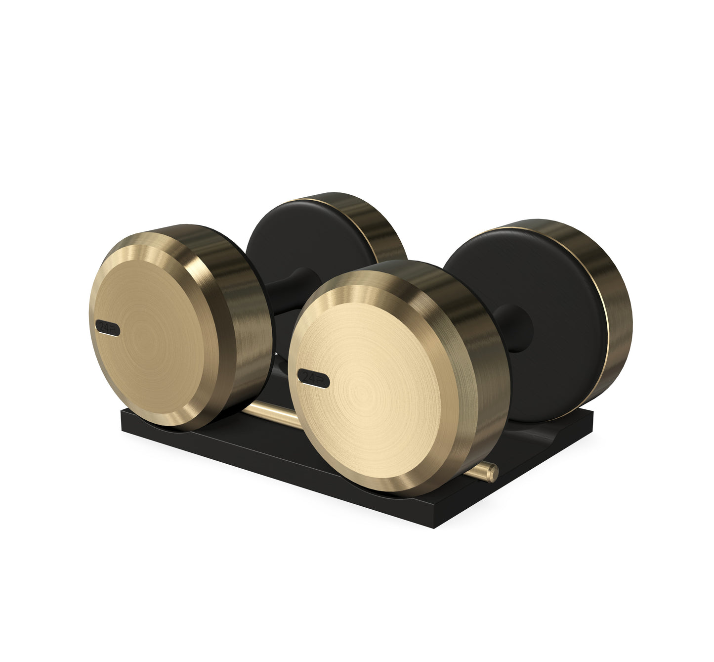 PENT. COLMIA - Luxury Dumbbells on Wooden Stand