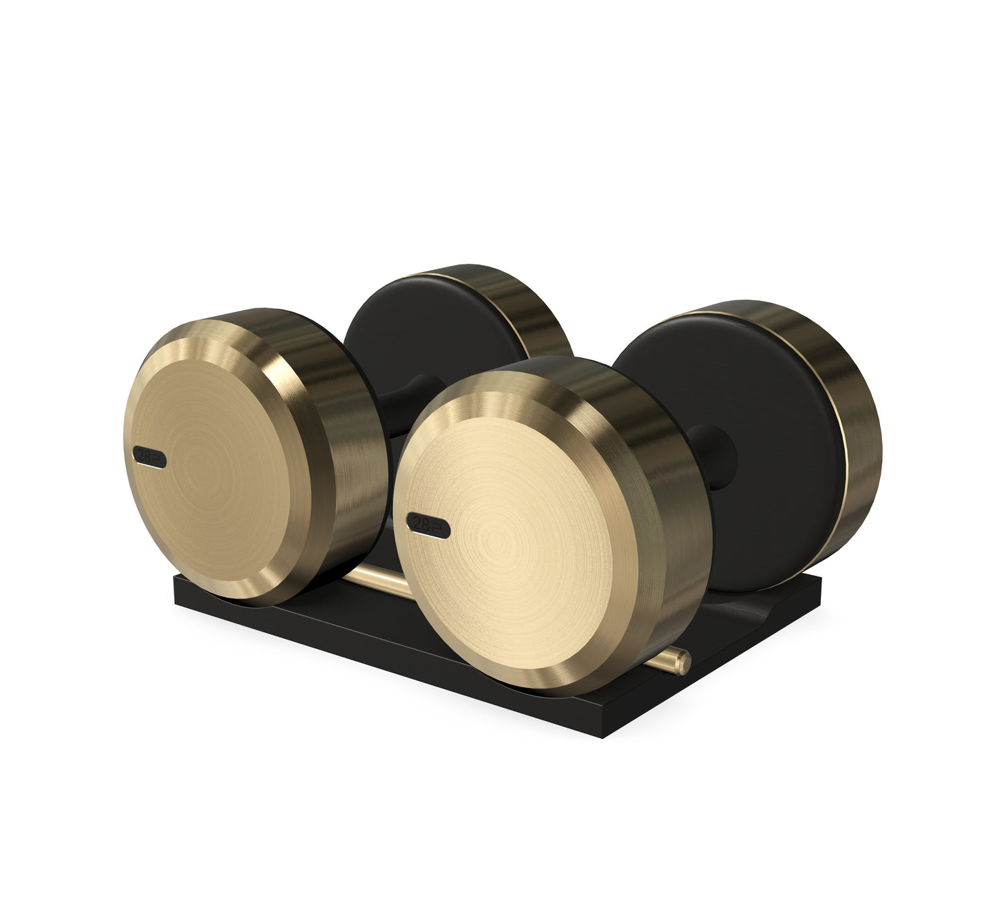 PENT. COLMIA - Luxury Dumbbells on Wooden Stand