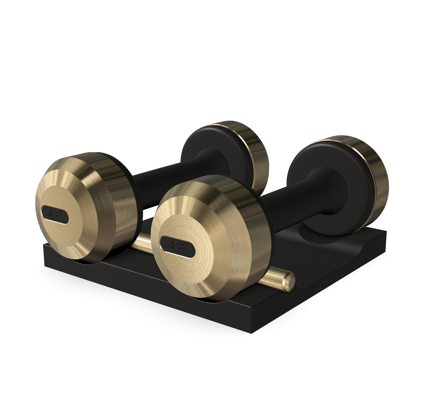 PENT. COLMIA - Luxury Dumbbells on Wooden Stand