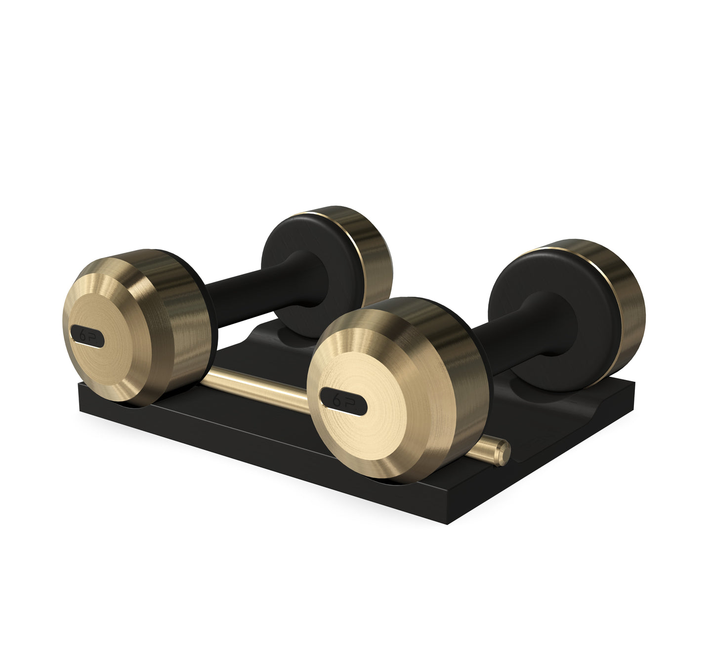 PENT. COLMIA - Luxury Dumbbells on Wooden Stand