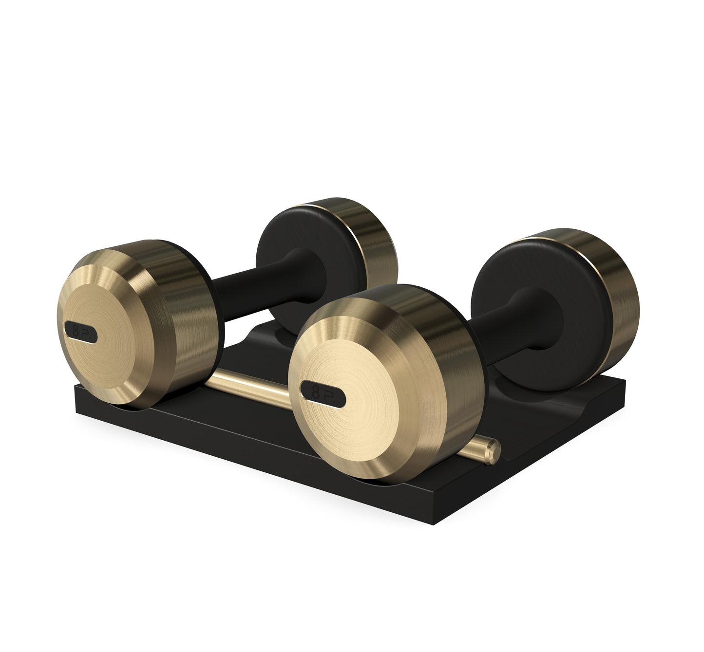 PENT. COLMIA - Luxury Dumbbells on Wooden Stand