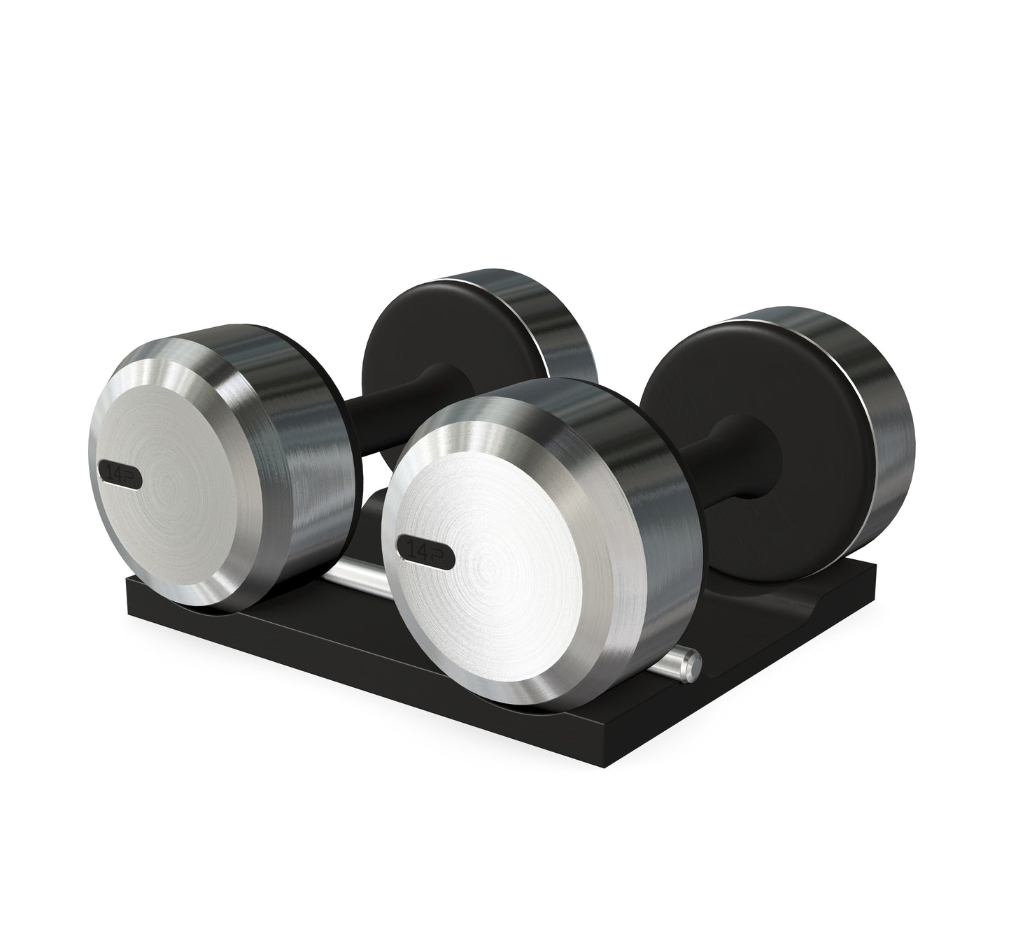 PENT. COLMIA - Luxury Dumbbells on Wooden Stand