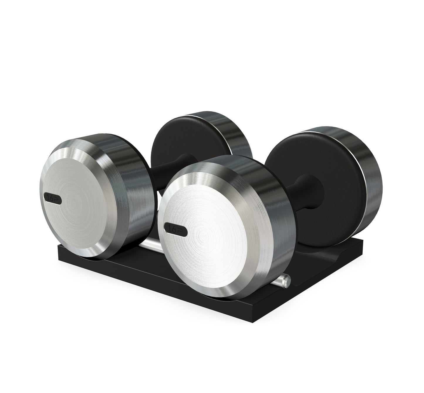 PENT. COLMIA - Luxury Dumbbells on Wooden Stand