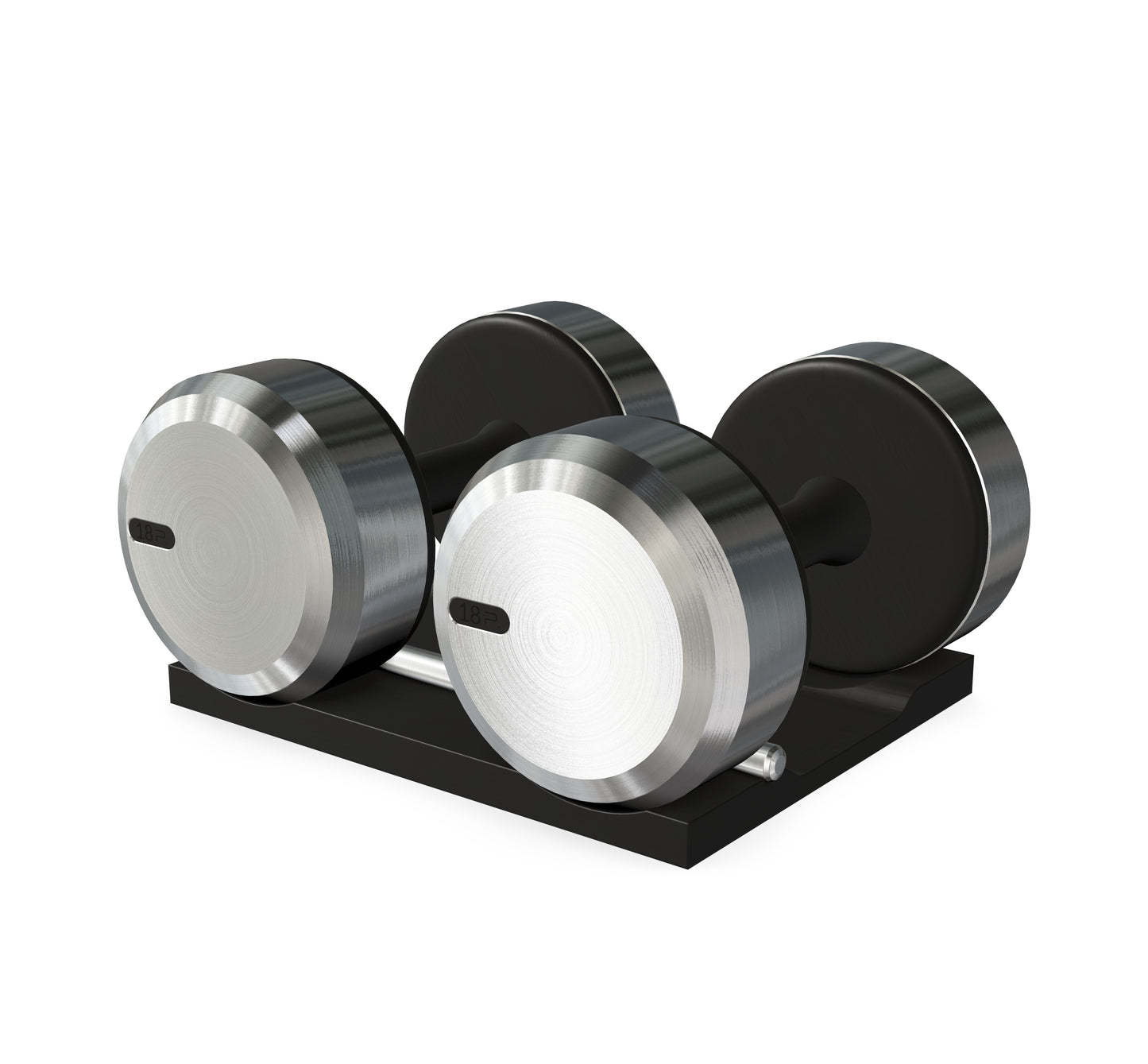 PENT. COLMIA - Luxury Dumbbells on Wooden Stand