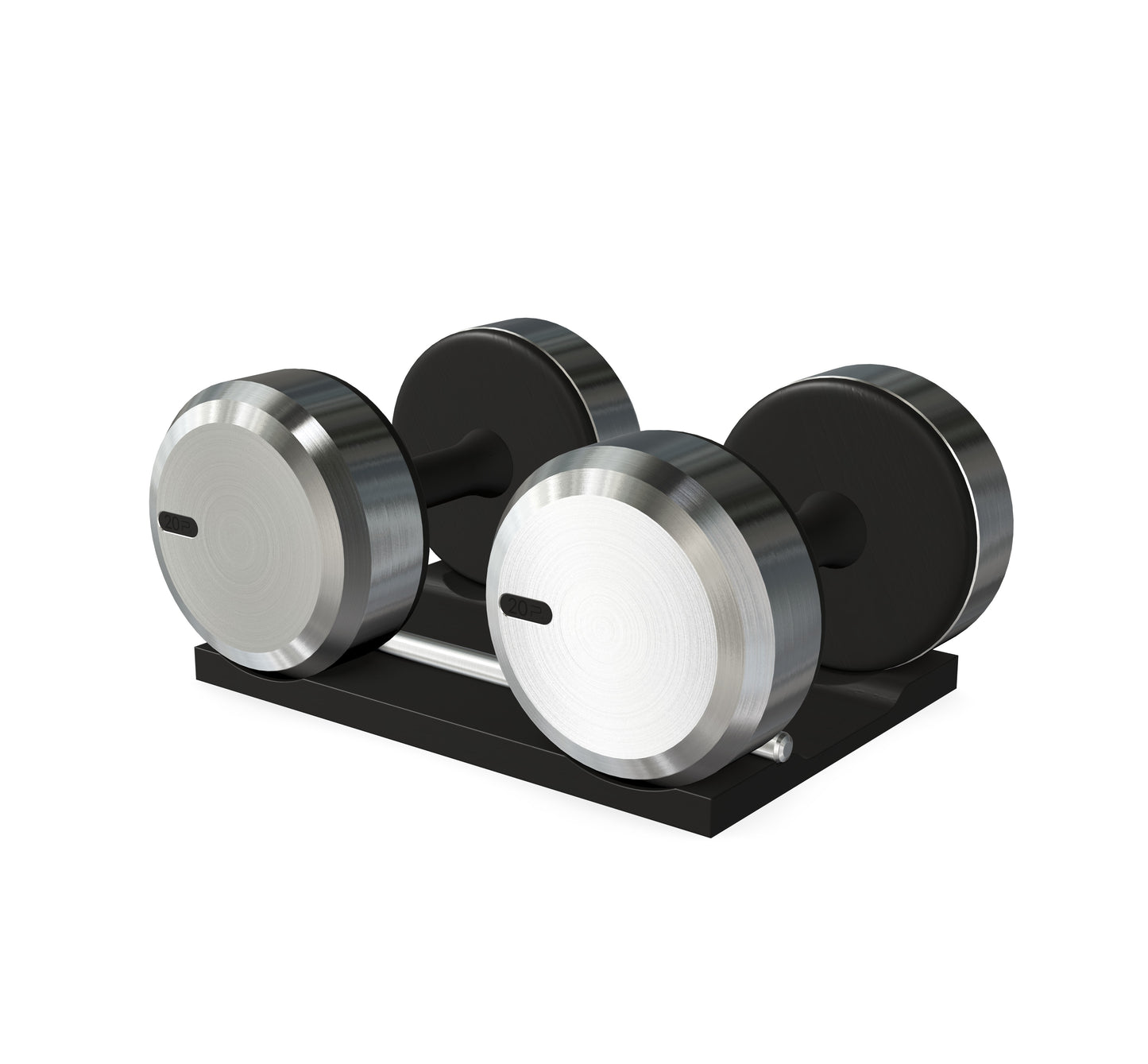 PENT. COLMIA - Luxury Dumbbells on Wooden Stand