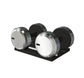 PENT. COLMIA - Luxury Dumbbells on Wooden Stand