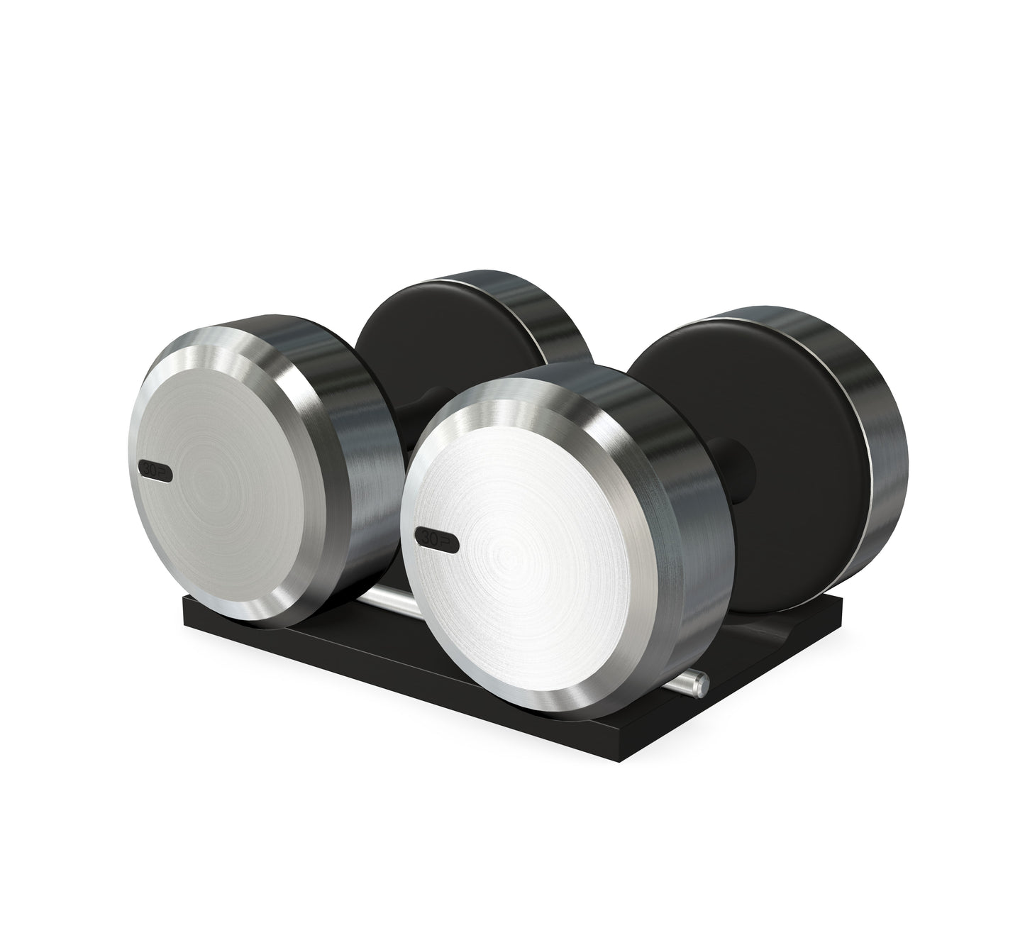 PENT. COLMIA - Luxury Dumbbells on Wooden Stand