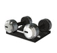 PENT. COLMIA - Luxury Dumbbells on Wooden Stand