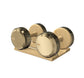 PENT. COLMIA - Luxury Dumbbells on Wooden Stand