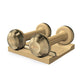 PENT. COLMIA - Luxury Dumbbells on Wooden Stand