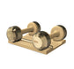 PENT. COLMIA - Luxury Dumbbells on Wooden Stand