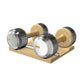 PENT. COLMIA - Luxury Dumbbells on Wooden Stand