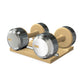 PENT. COLMIA - Luxury Dumbbells on Wooden Stand