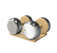 PENT. COLMIA - Luxury Dumbbells on Wooden Stand
