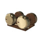PENT. COLMIA - Luxury Dumbbells on Wooden Stand