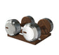 PENT. COLMIA - Luxury Dumbbells on Wooden Stand