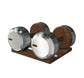 PENT. COLMIA - Luxury Dumbbells on Wooden Stand