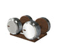 PENT. COLMIA - Luxury Dumbbells on Wooden Stand