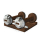 PENT. COLMIA - Luxury Dumbbells on Wooden Stand