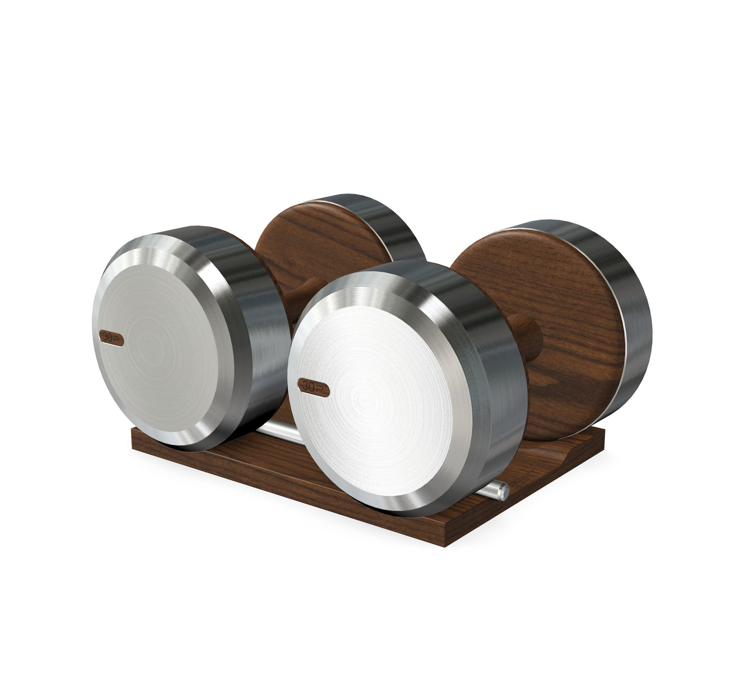 PENT. COLMIA - Luxury Dumbbells on Wooden Stand