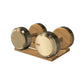 PENT. COLMIA - Luxury Dumbbells on Wooden Stand