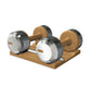 PENT. COLMIA - Luxury Dumbbells on Wooden Stand