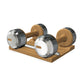 PENT. COLMIA - Luxury Dumbbells on Wooden Stand
