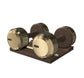 PENT. COLMIA - Luxury Dumbbells on Wooden Stand