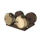 PENT. COLMIA - Luxury Dumbbells on Wooden Stand