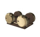 PENT. COLMIA - Luxury Dumbbells on Wooden Stand