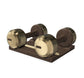 PENT. COLMIA - Luxury Dumbbells on Wooden Stand