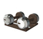 PENT. COLMIA - Luxury Dumbbells on Wooden Stand