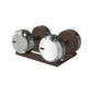 PENT. COLMIA - Luxury Dumbbells on Wooden Stand
