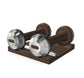 PENT. COLMIA - Luxury Dumbbells on Wooden Stand