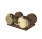 PENT. COLMIA - Luxury Dumbbells on Wooden Stand