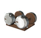 PENT. COLMIA - Luxury Dumbbells on Wooden Stand