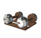 PENT. COLMIA - Luxury Dumbbells on Wooden Stand