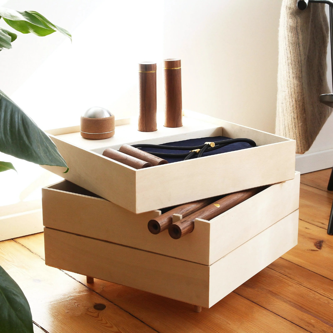 Luxury training kit with dumbbells, expanders, and push-up bars for everyday fitness.