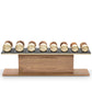 Pent Colmia Set in Gold. Luxury Gold Wooden Dumbbells.