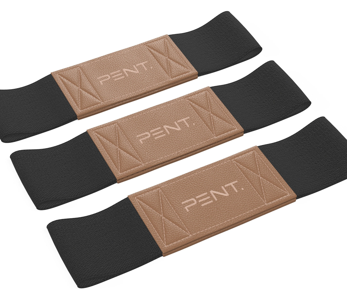 Pent Guma by Cycling Bears - rubber fitness bands, available in three different resistance strengths and 5 colour options.