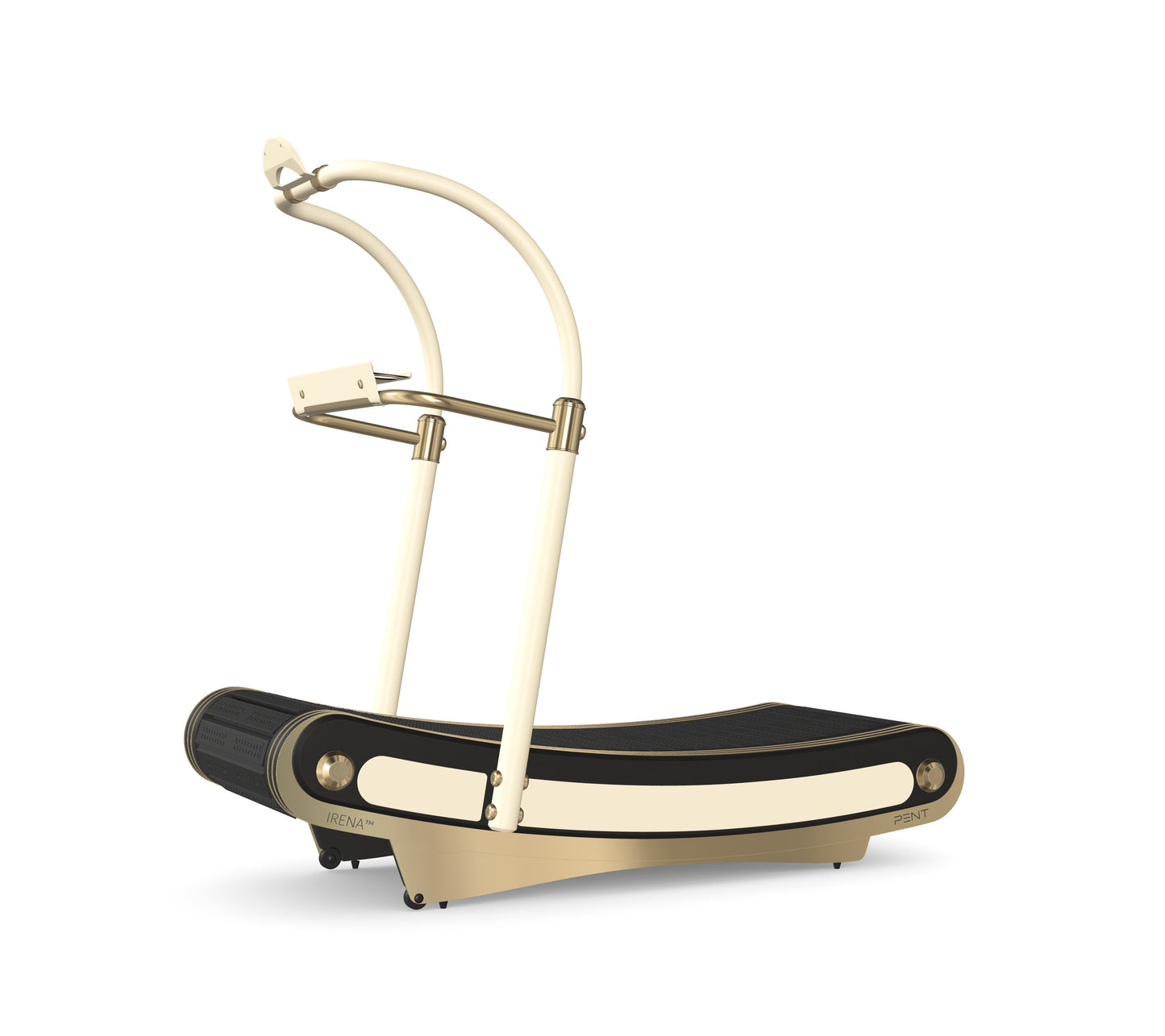 PENT. IRENA - In Gold - Premium Curved Manual Treadmill