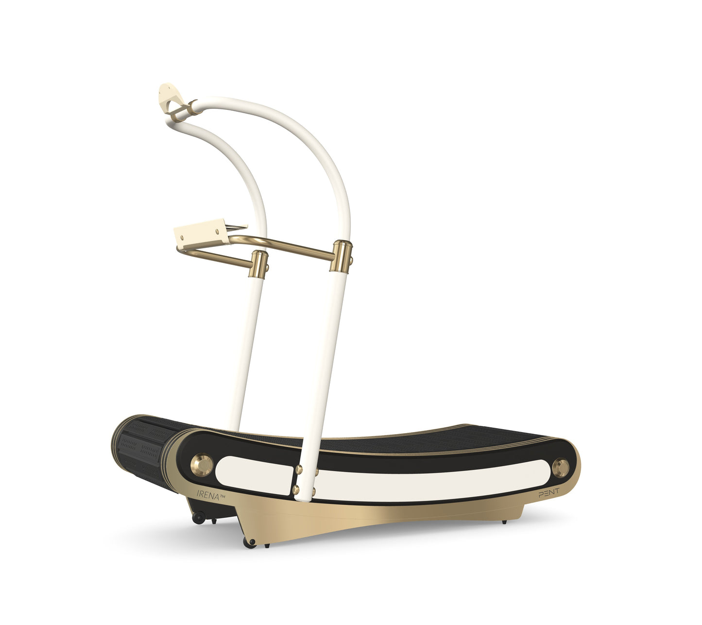 PENT. IRENA - In Gold - Premium Curved Manual Treadmill