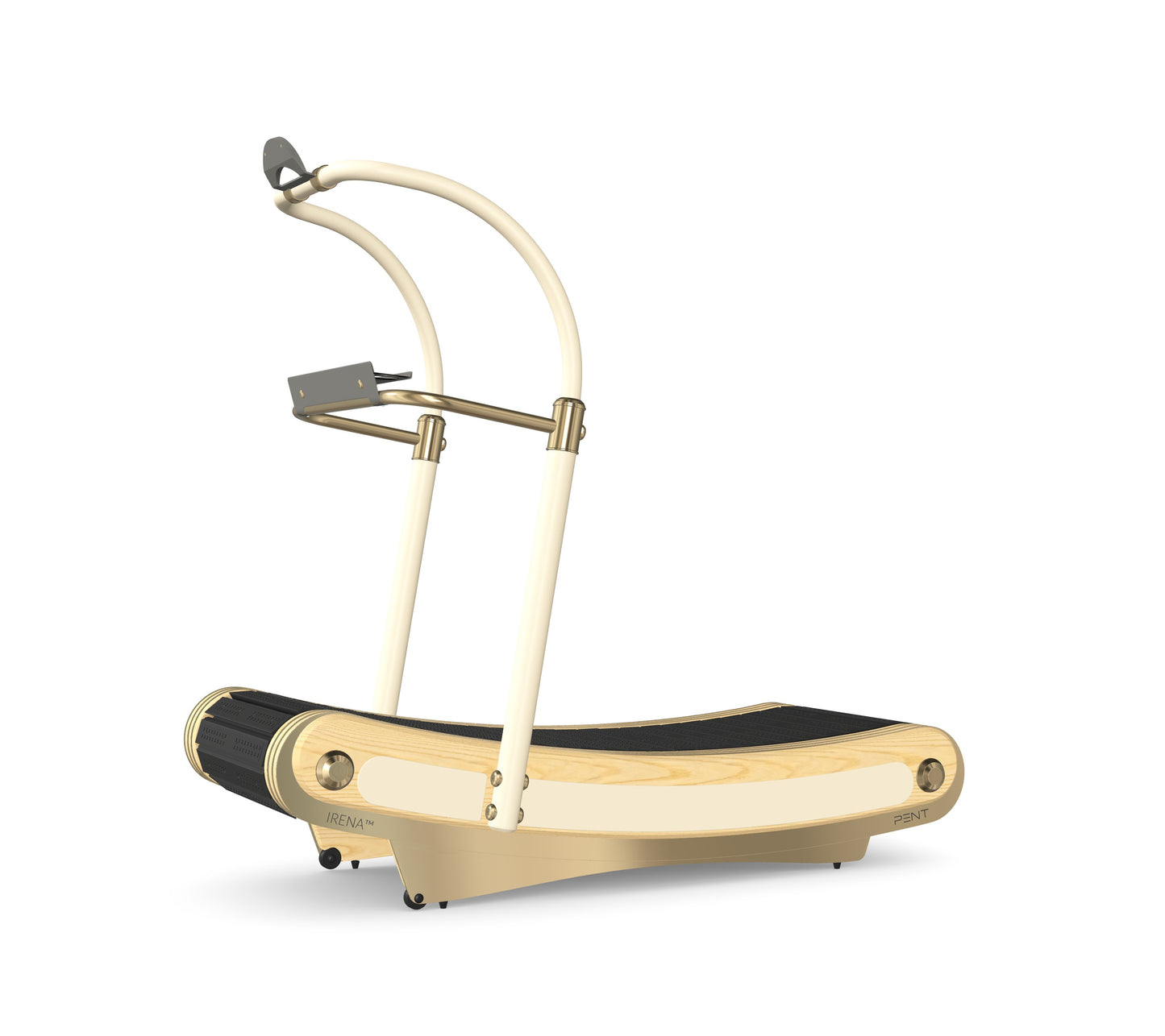 PENT. IRENA - In Gold - Premium Curved Manual Treadmill