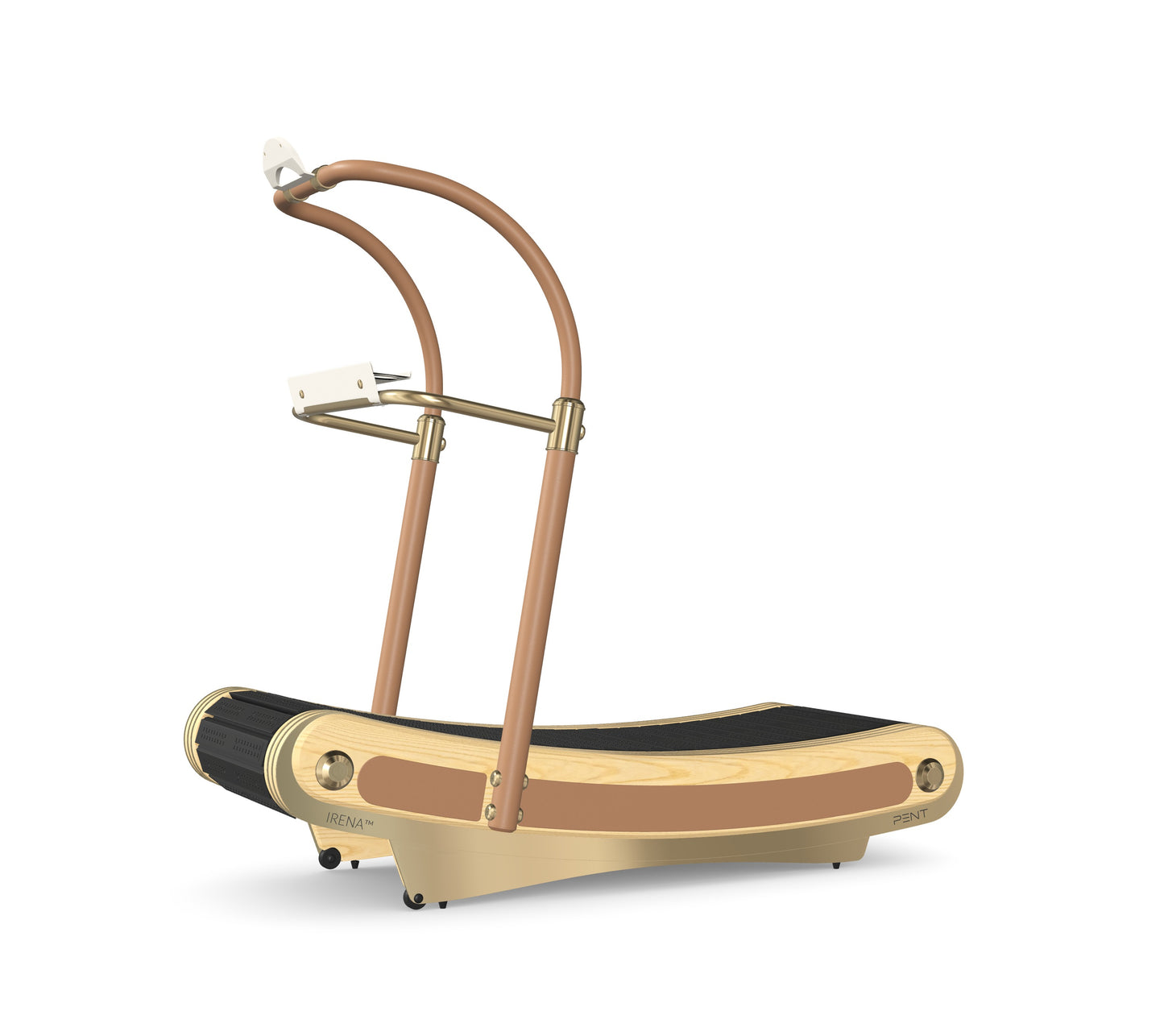 PENT. IRENA - In Gold - Premium Curved Manual Treadmill